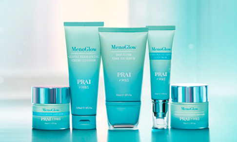 PRAI Beauty and M&S launch MenoGlow range for menopause 